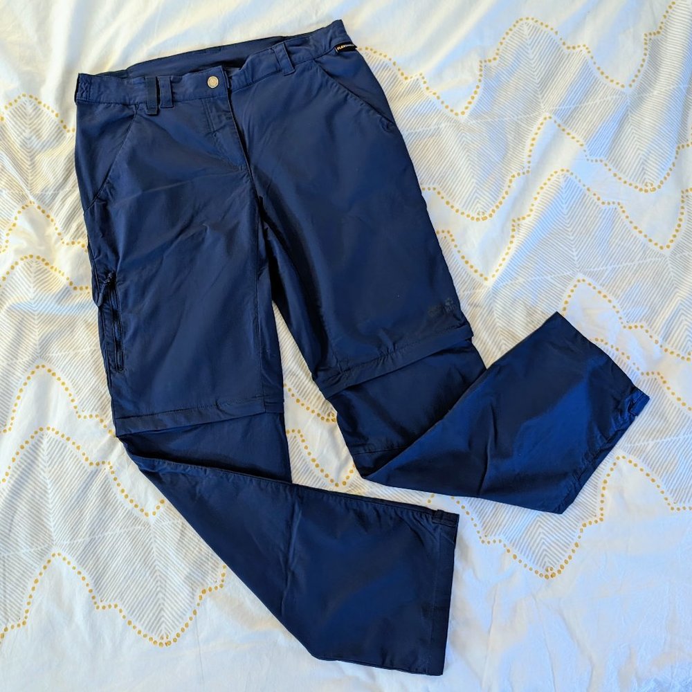 Jack Wolfskin Zip Off Hiking Pants - Womens M/40